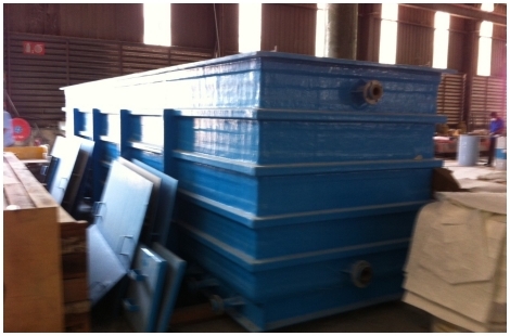 FRP Tank Fabrication Work